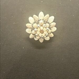 Fun Floral Gray Ring